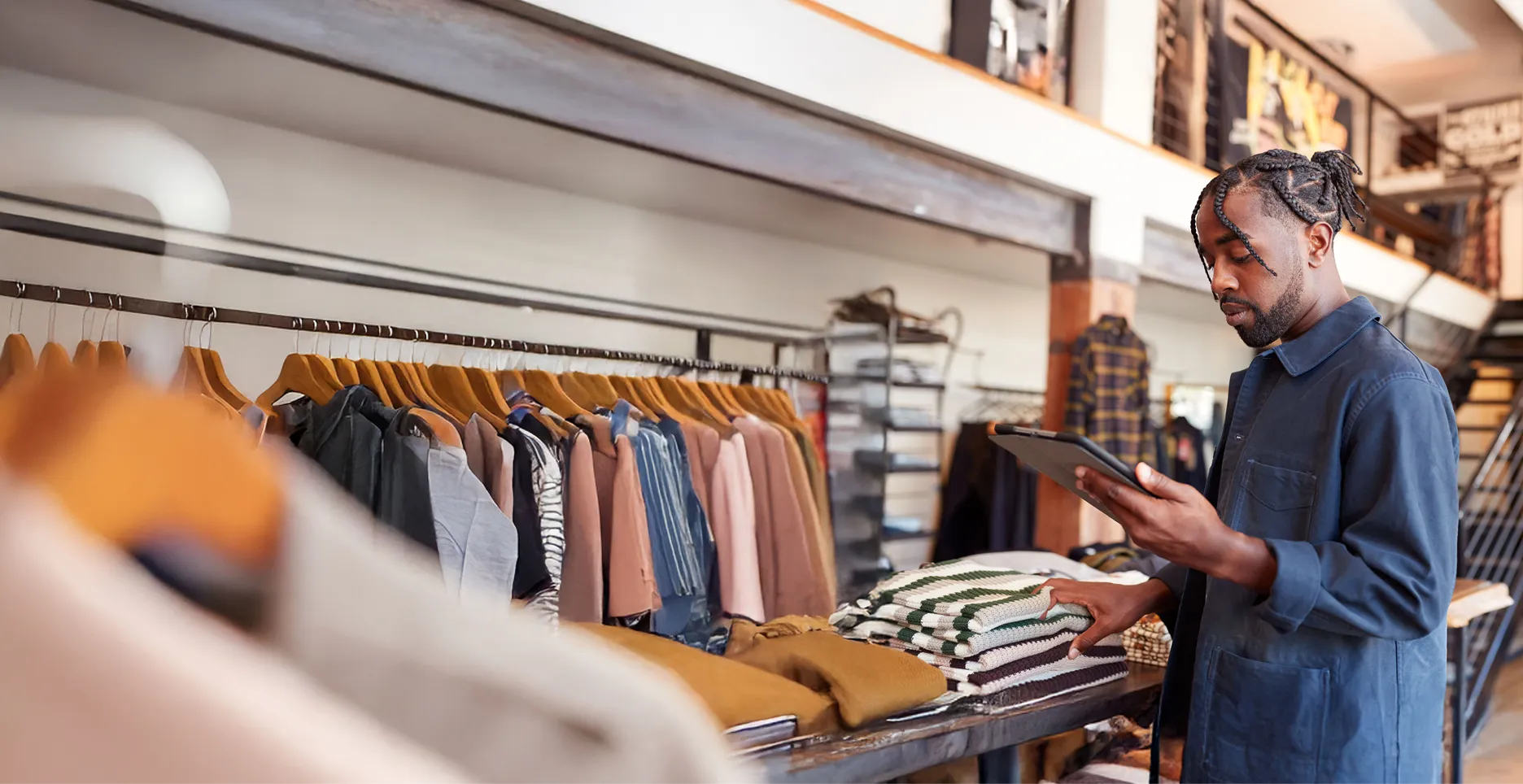 Vendeur de vêtements